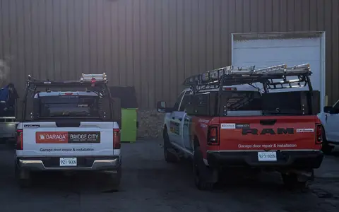 Bridge City Garage Doors Service Trucks